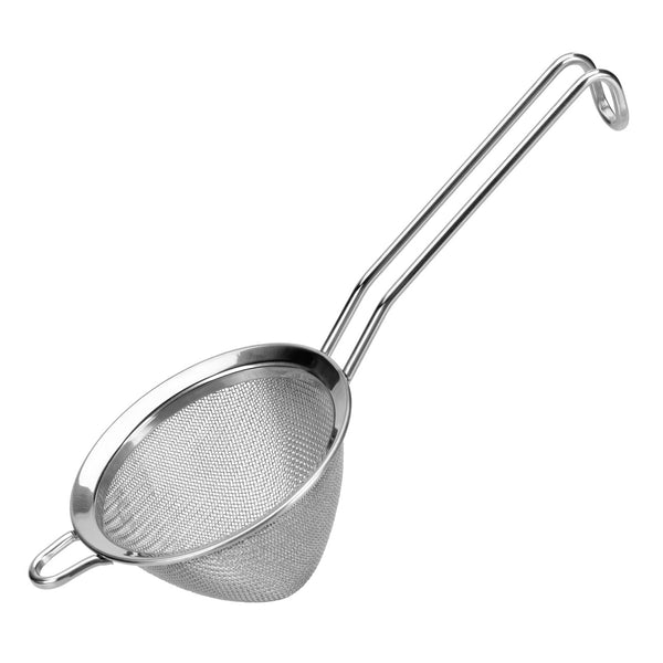 Fine strainer presented on a white background