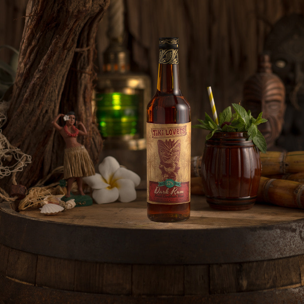 Tiki Lovers Dark Rum 57% 70cl