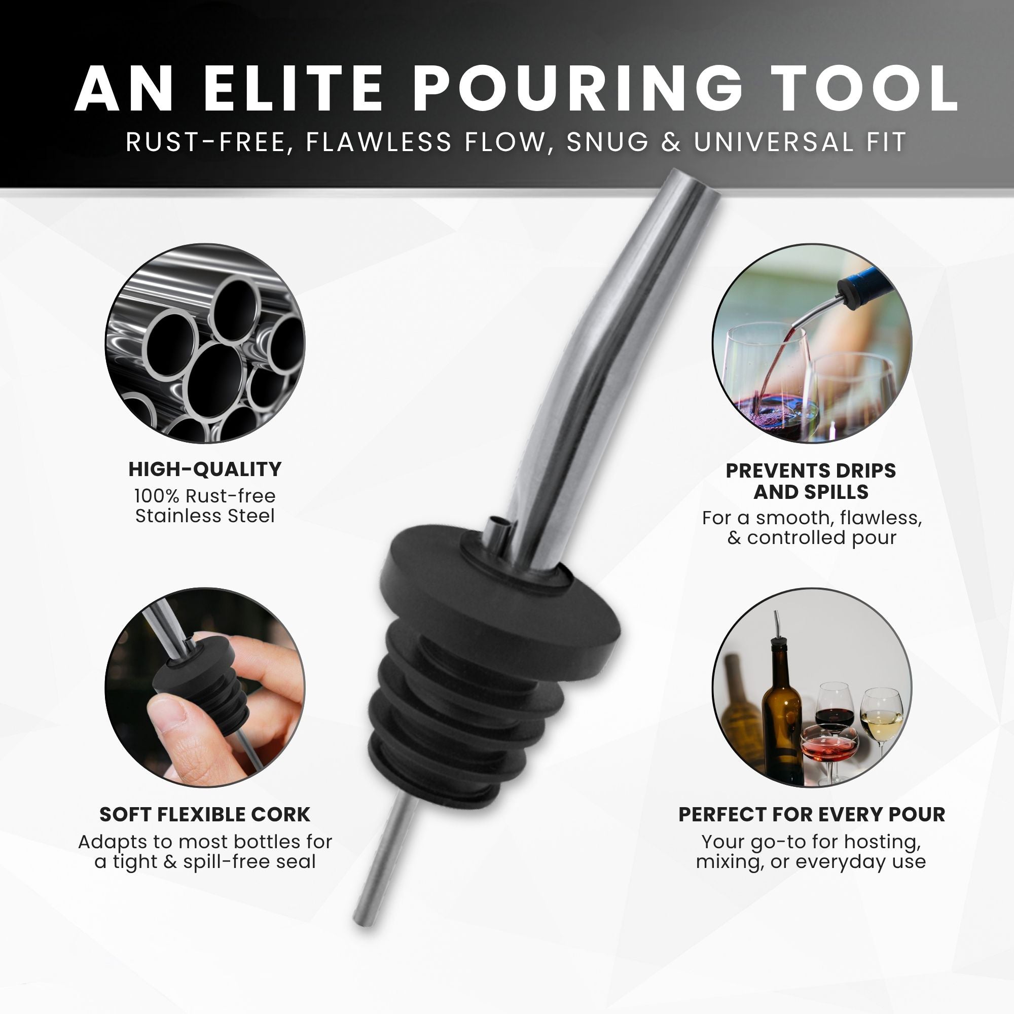 Pourer with Dust Cap