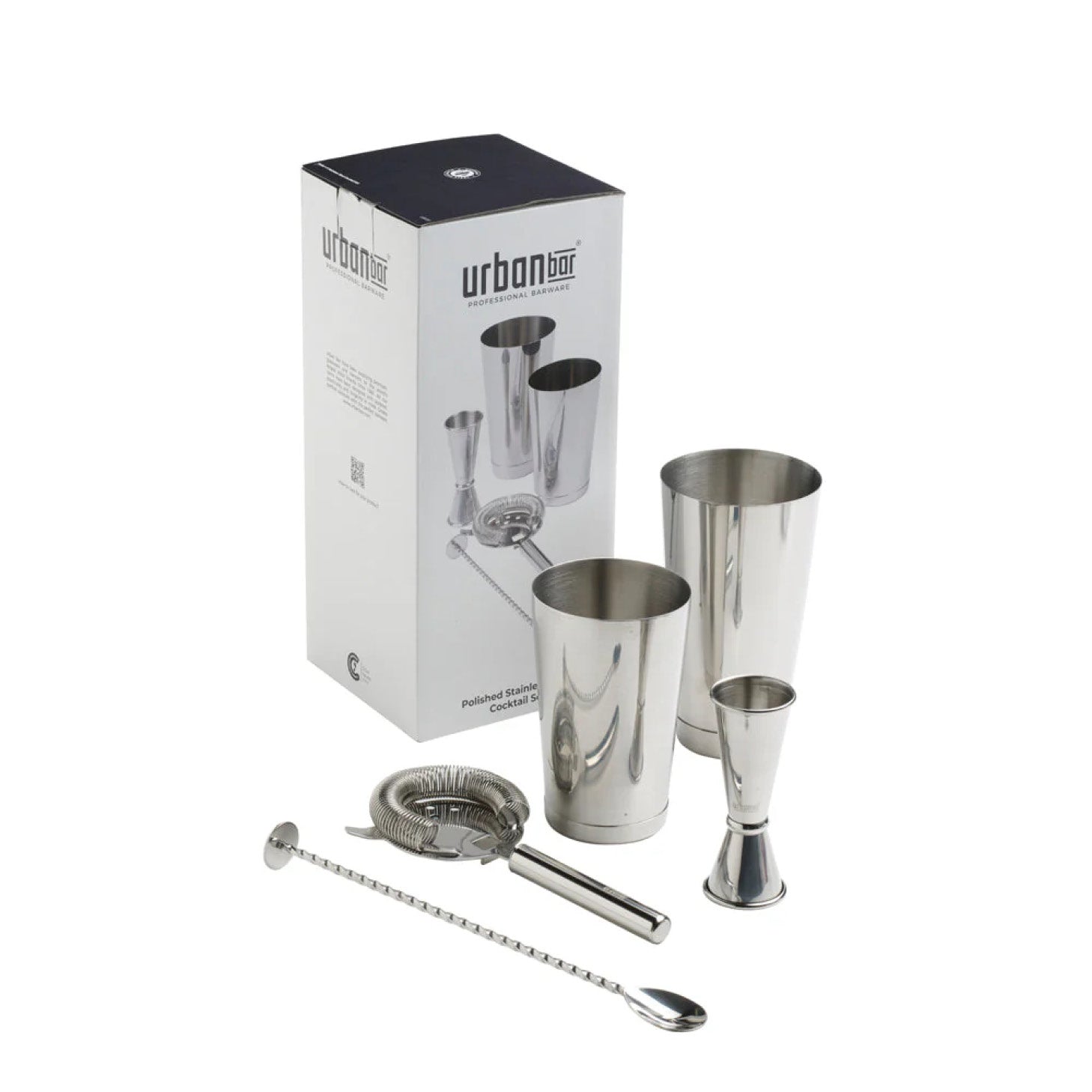 Urban Bar Stainless Steel Cocktail Set 5 pcs