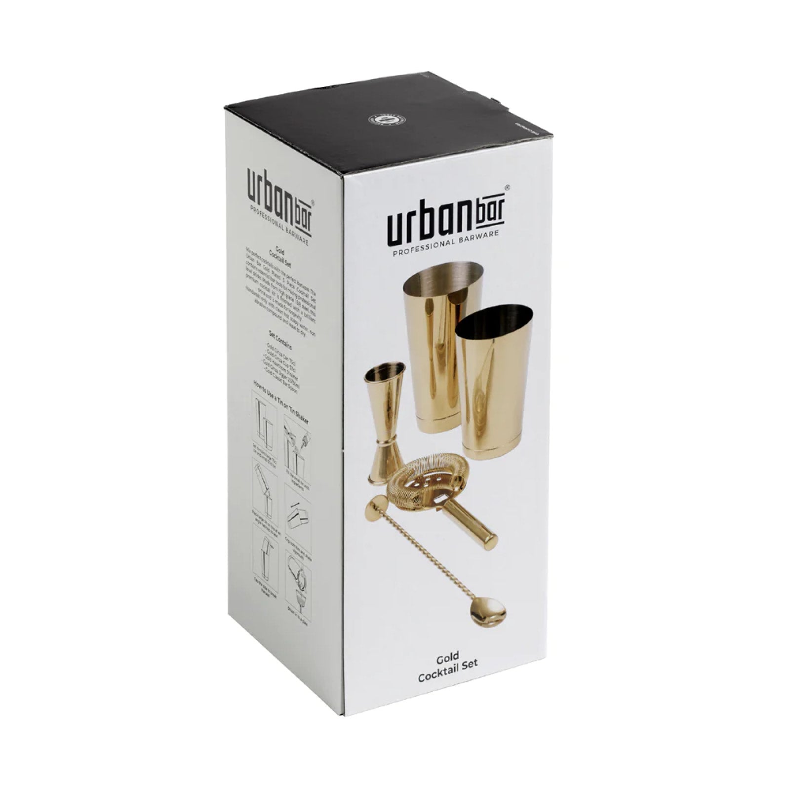Urban Bar Gold Cocktail Set 5 pcs