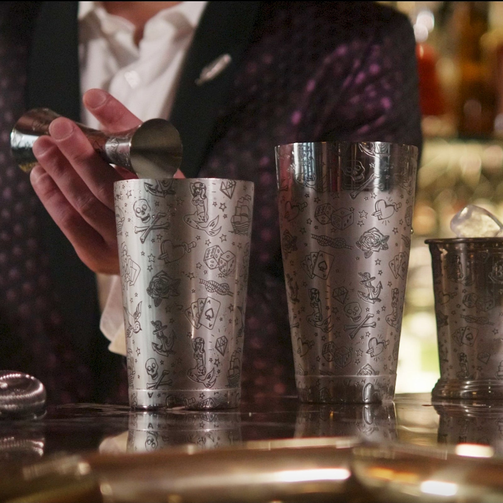 Urban Bar Tattoo Cocktail Shaker 750 ml