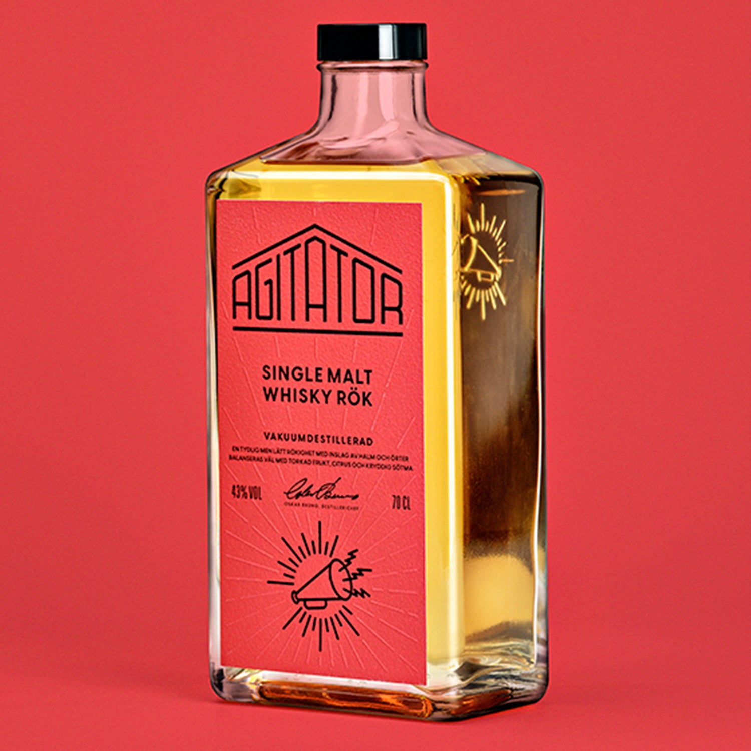 Agitator Single Malt Rök 43% 70 cl