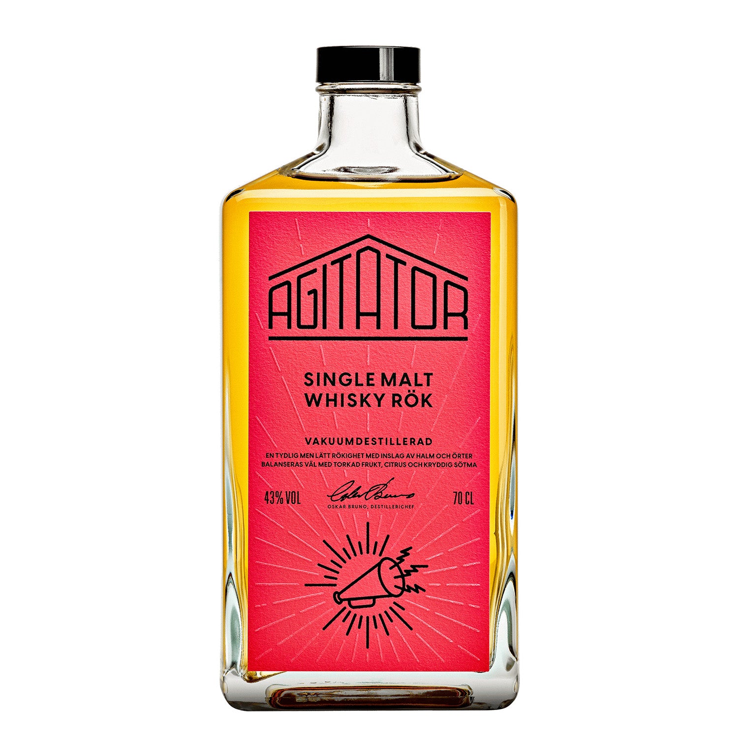 Agitator Single Malt Rök 43% 70 cl