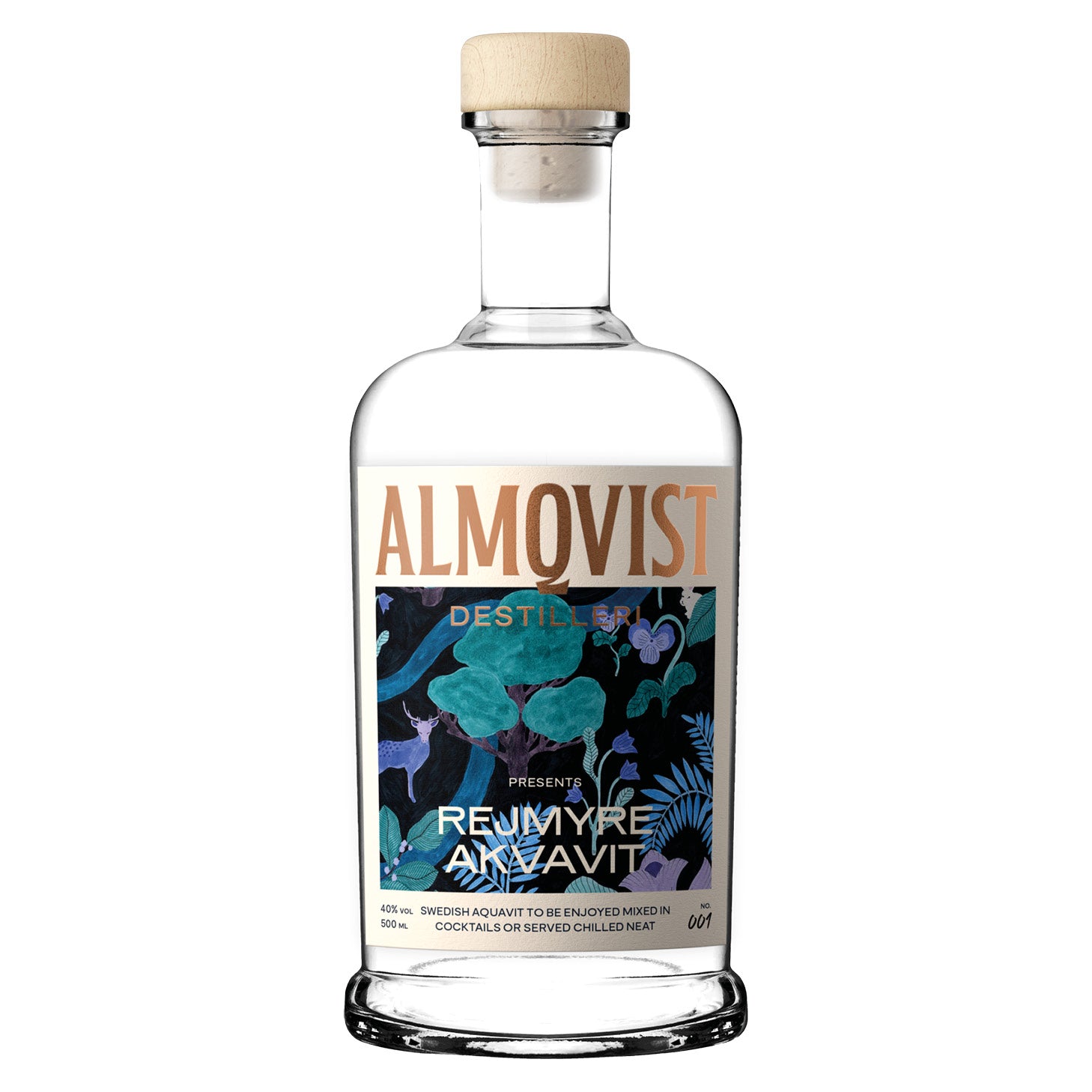 Almqvist Destilleri Rejmyre Akvavit 40% 50 cl