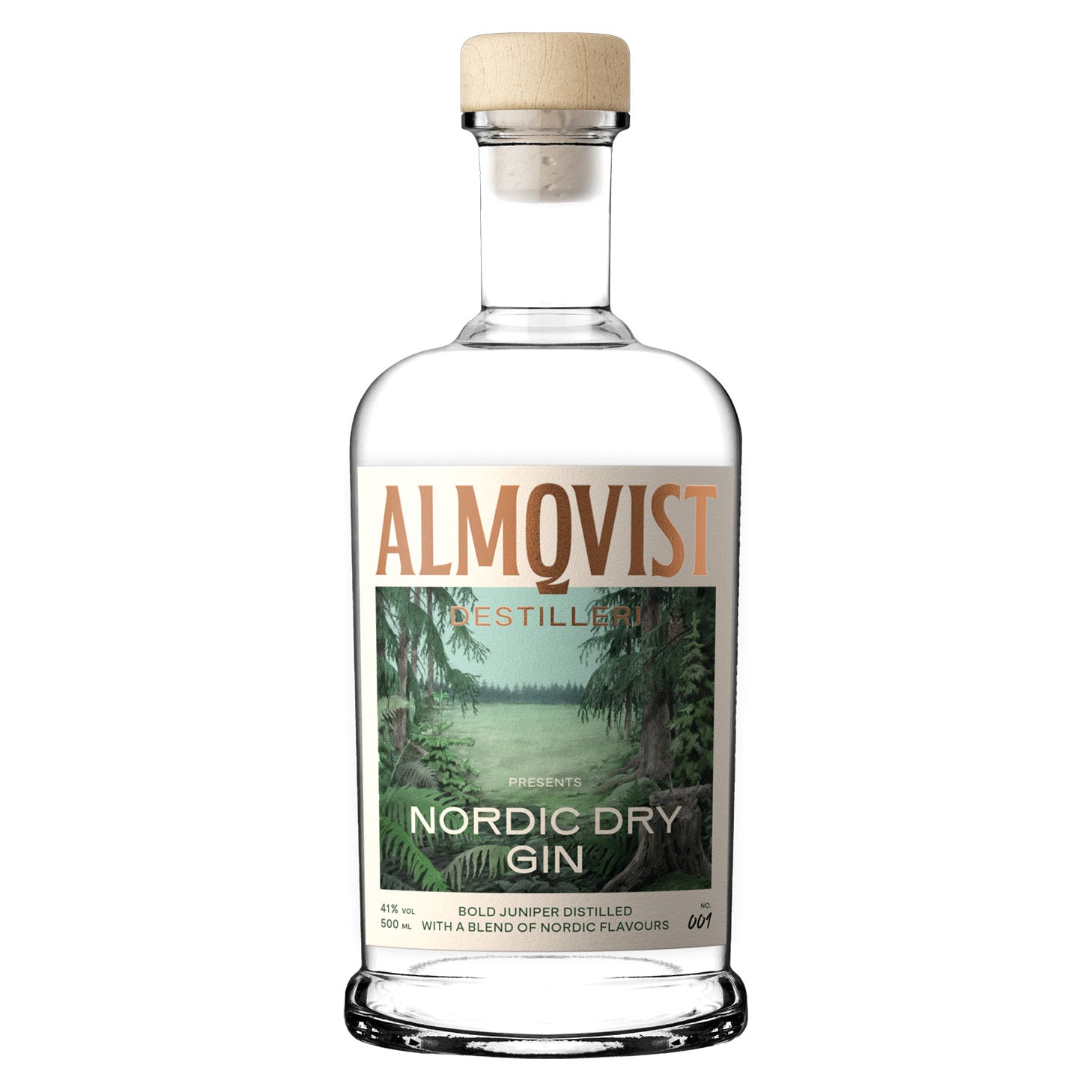Almqvist Destilleri Nordic Dry Gin 41% 50 cl