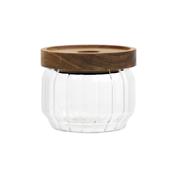 Glass Jar with Wooden lid 250 ml