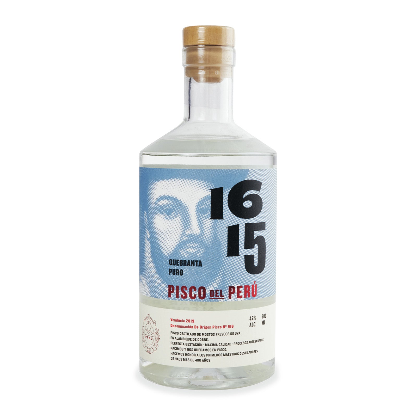 Pisco 1615 Puro Quebranta 42% 70cl