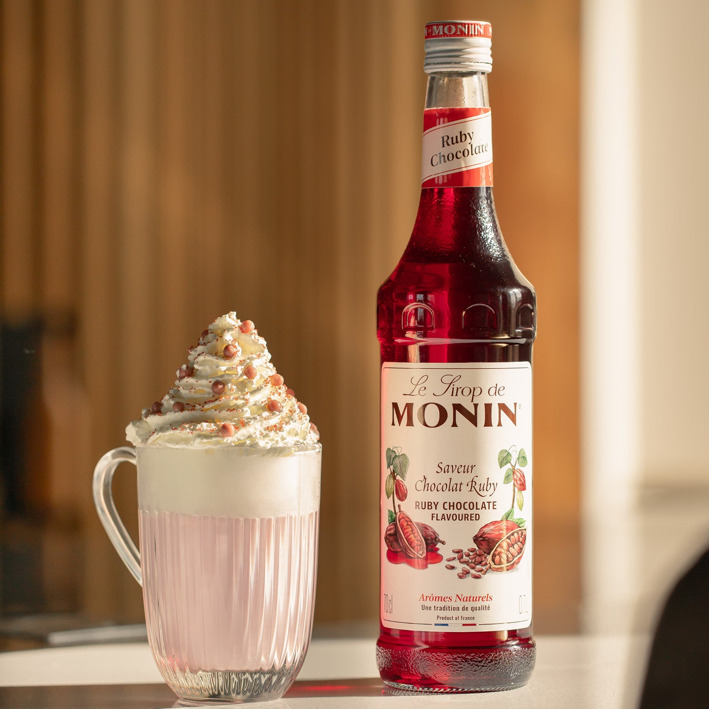 Monin Ruby Chocolate Syrup 70 cl