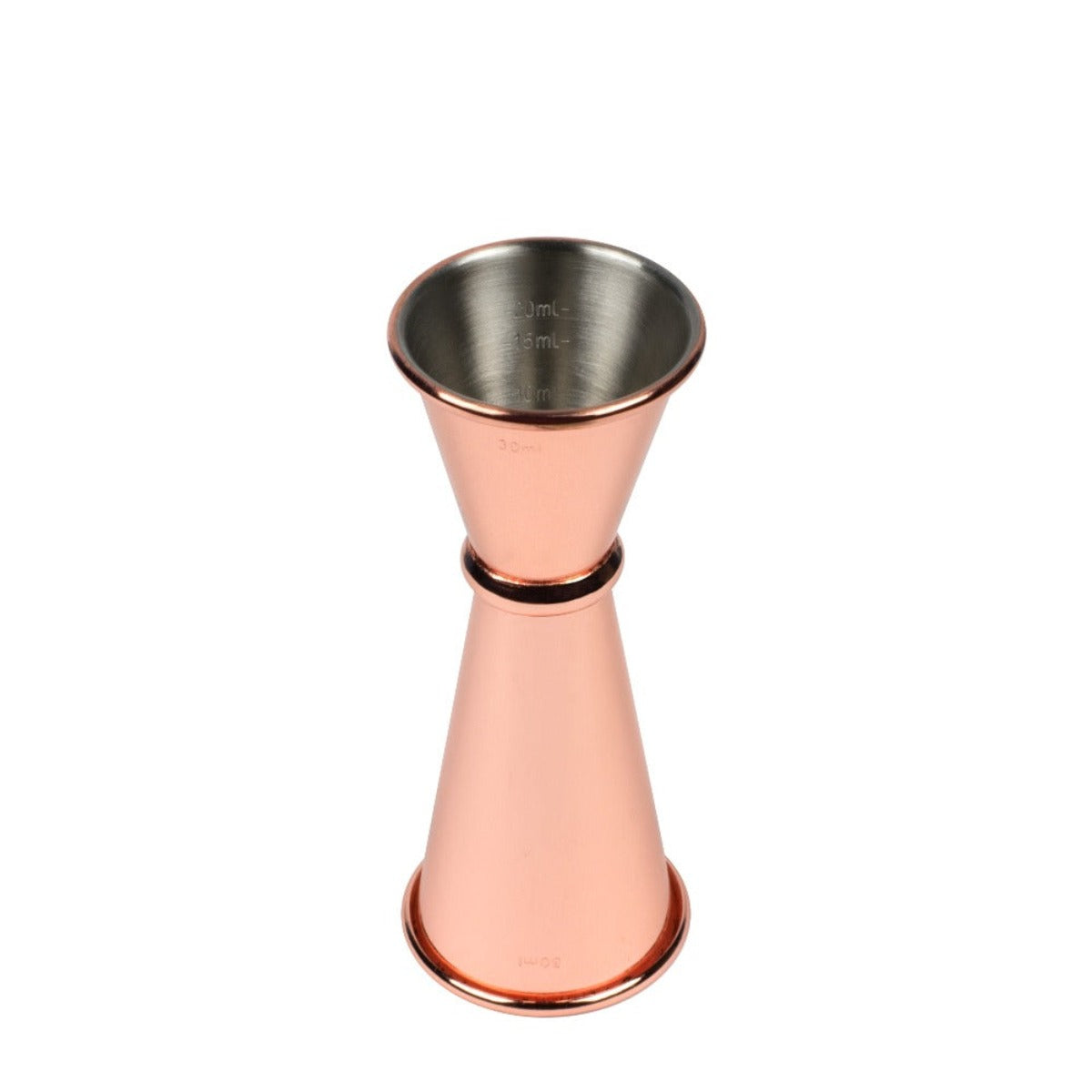 47 Ronin Jigger Japanese Style Copper 30/50 ml - Barkonsult Sweden