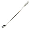 Yukiwa Bar Spoon Stainless Steel Gold Accent 315 mm