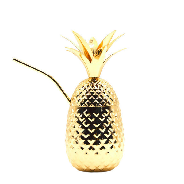 47 Ronin Pineapple with Straw Gold 455 ml