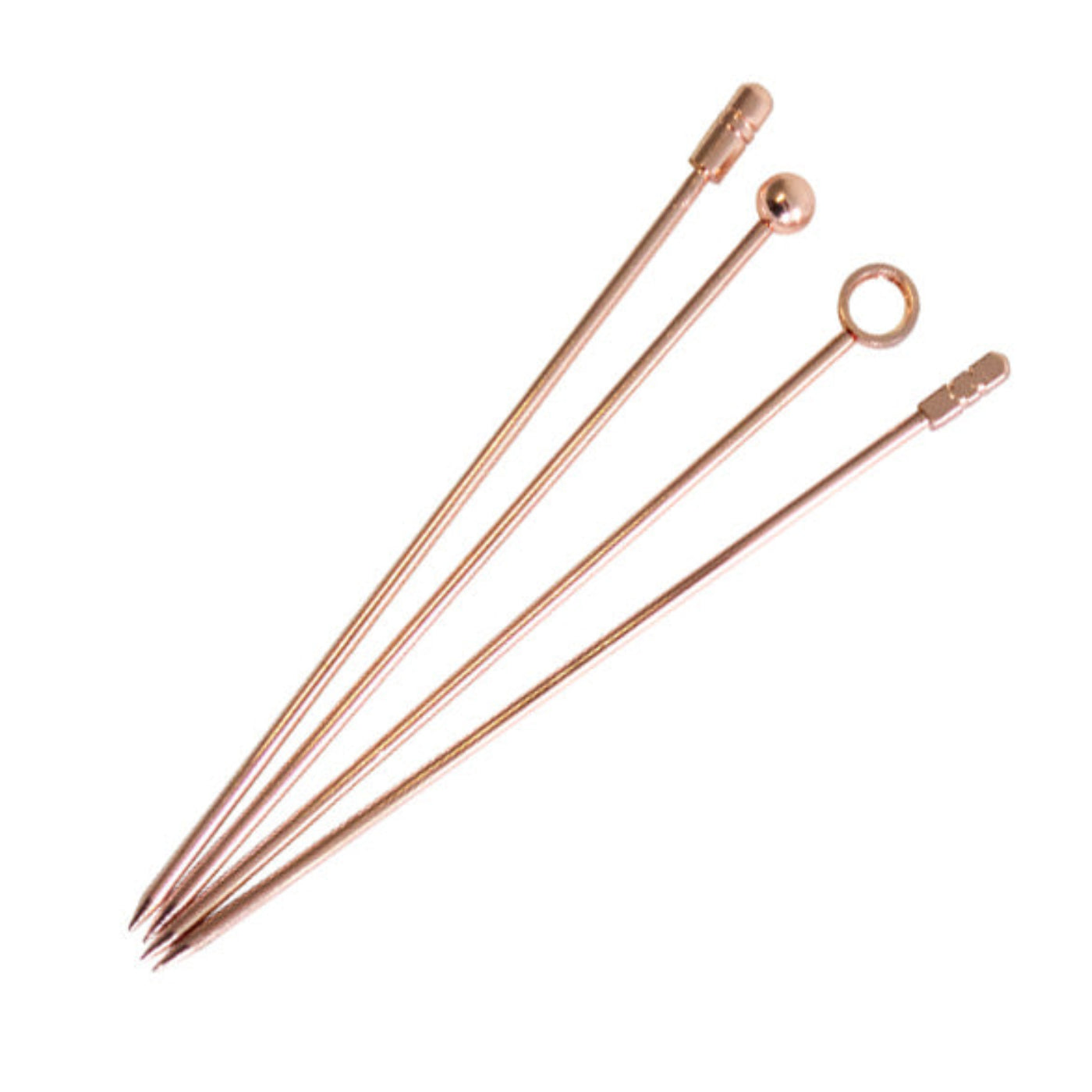 47 Ronin Cocktail Pick Set Copper 105 mm, 4 pcs - Barkonsult Sweden