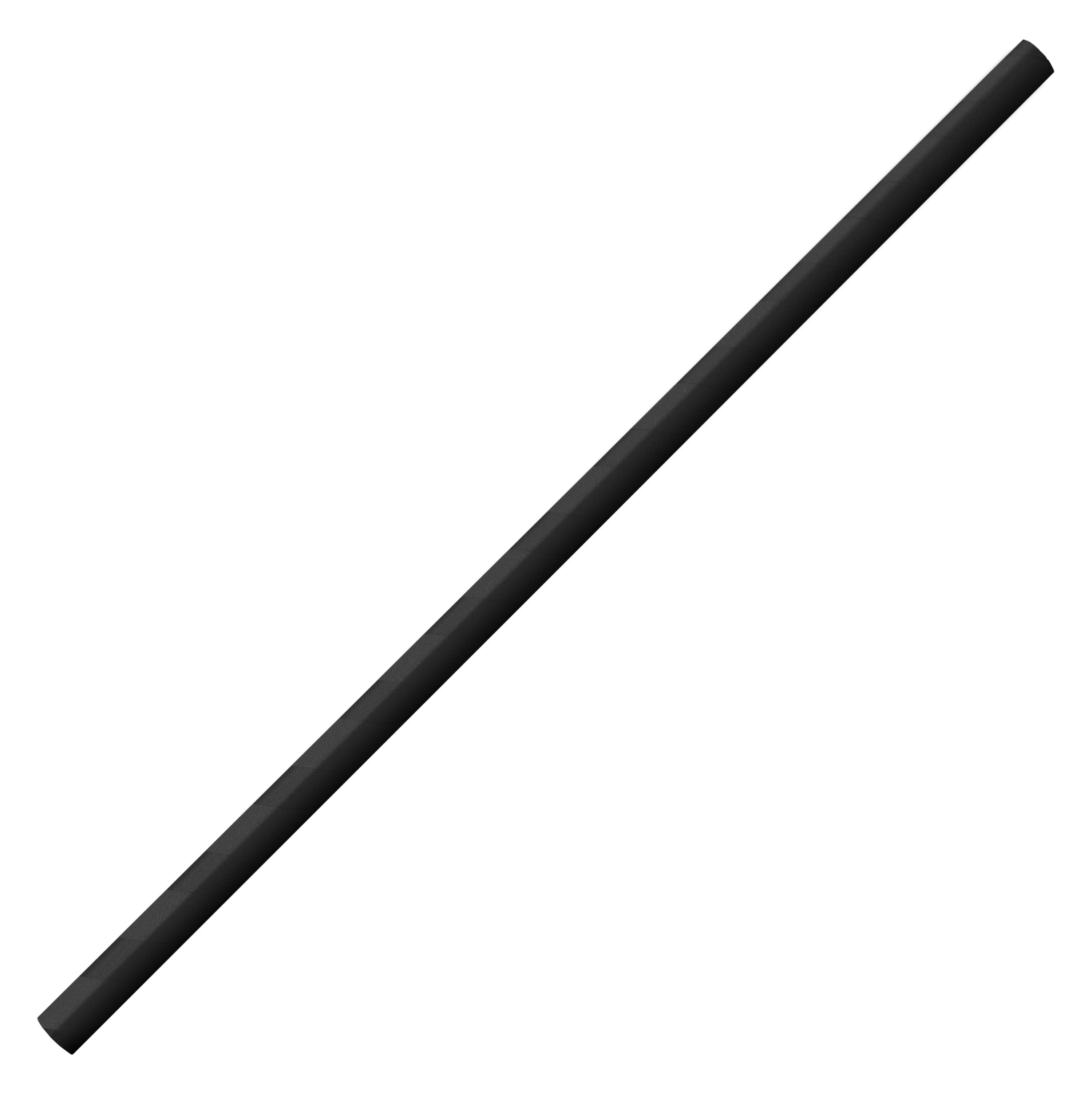 Paper Straw Black Ø 8 x 250 mm, 250 pcs