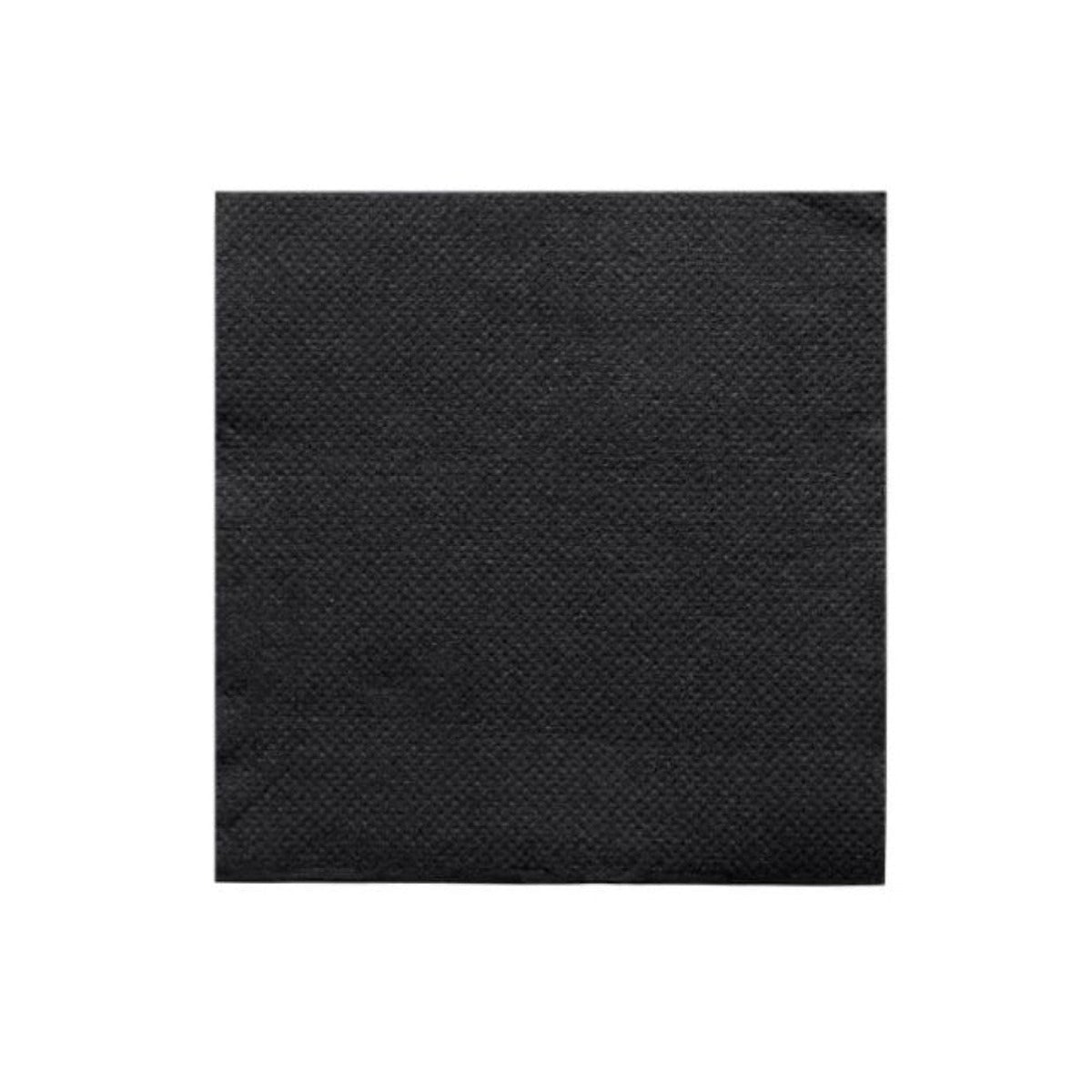 Cocktail Napkins Black 20 x20 cm, 100 pcs