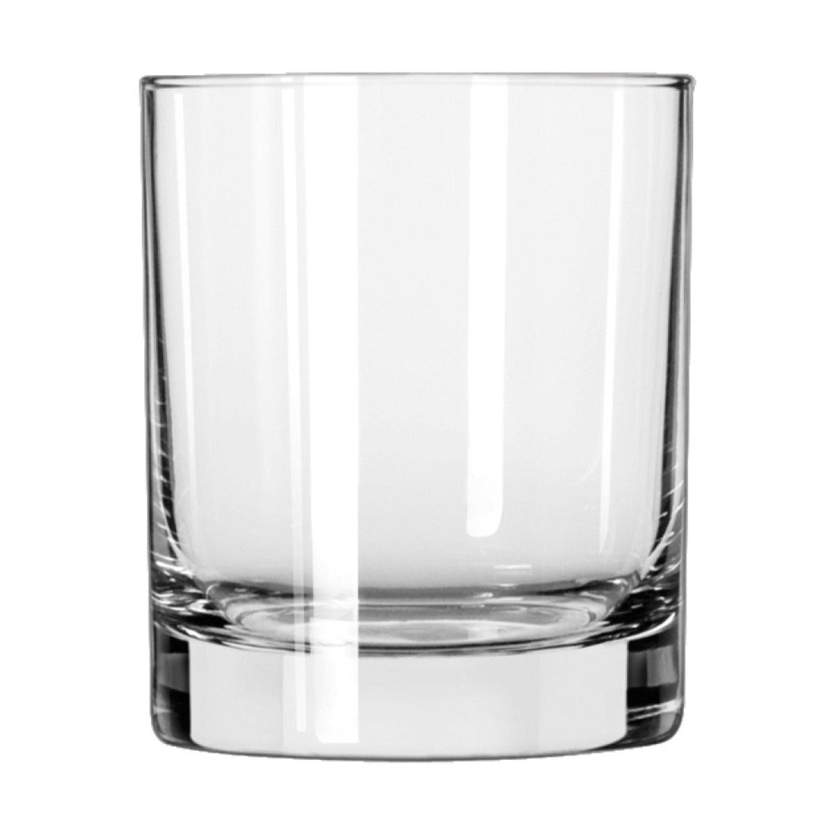 Chicago Rocks glass on a white background