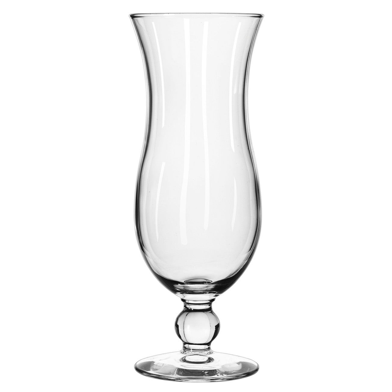 Hurricane glass on a white background