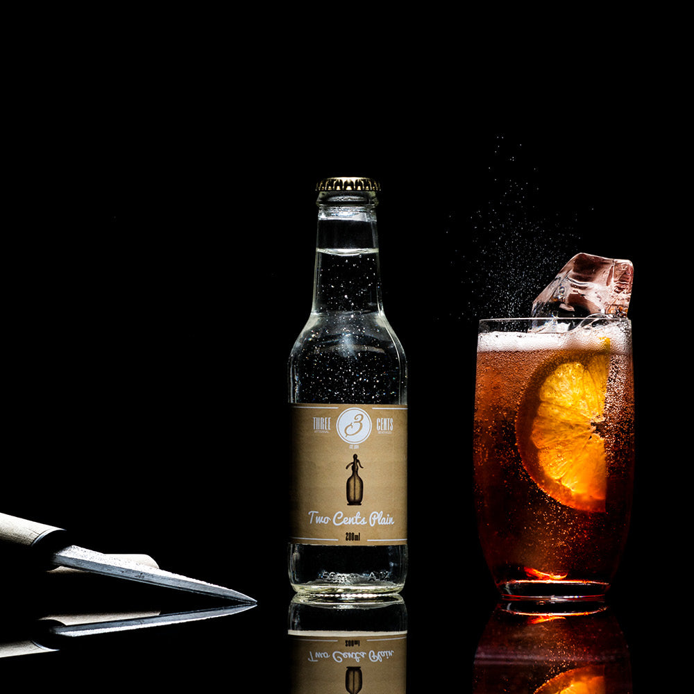 Three Cents Plain Soda 24 x 200 ml