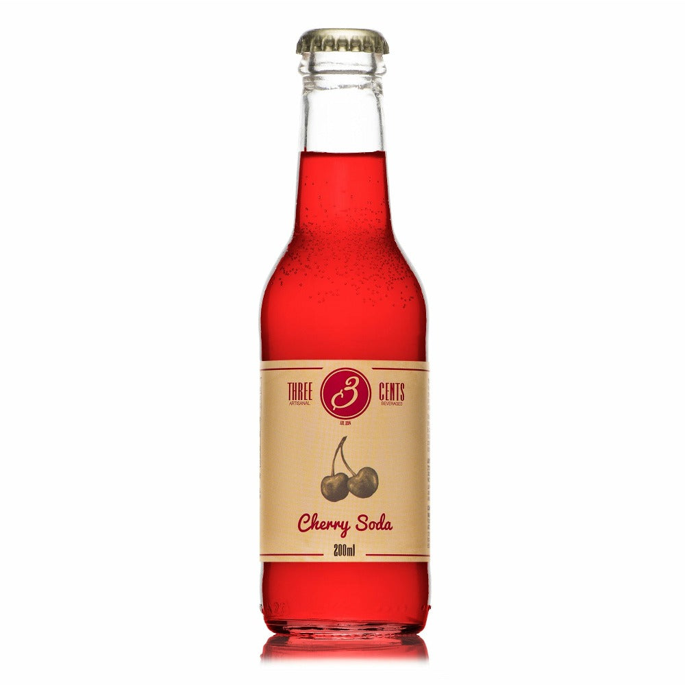 Three Cents Cherry Soda 24 x 200 ml