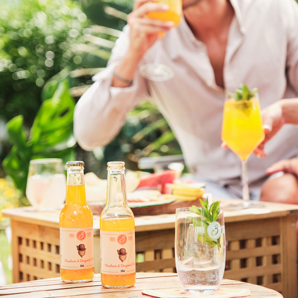 Three Cents Mandarin & Bergamot Soda 24 x 200 ml