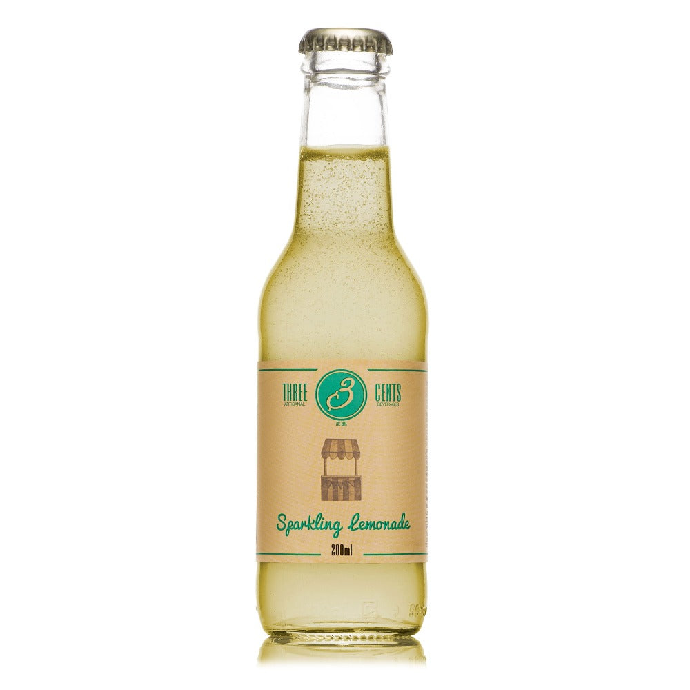 Three Cents Sparkling Lemonade 24 x 200 ml