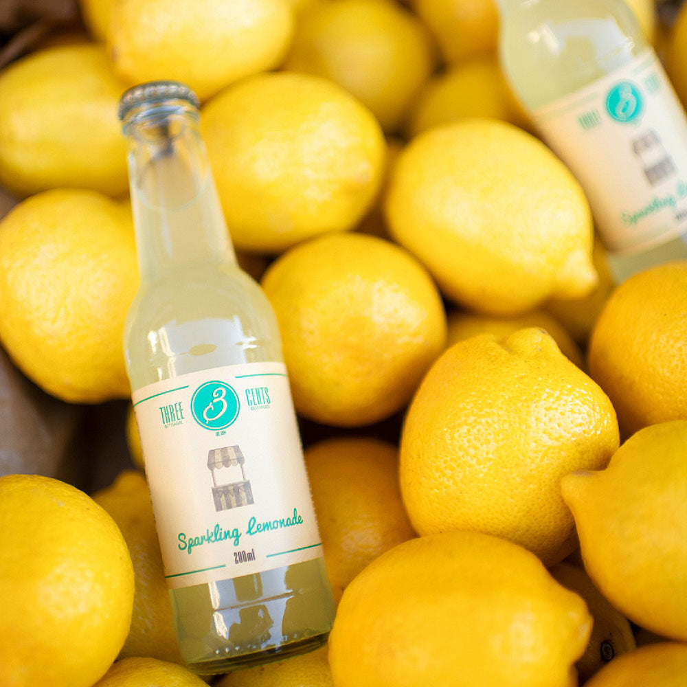 Three Cents Sparkling Lemonade 24 x 200 ml