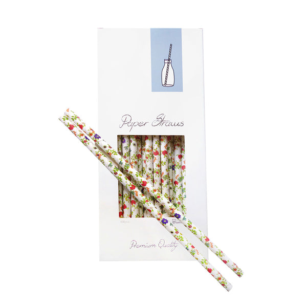 Paper Straw Flowers Ø 8 x 255 mm, 100 pcs