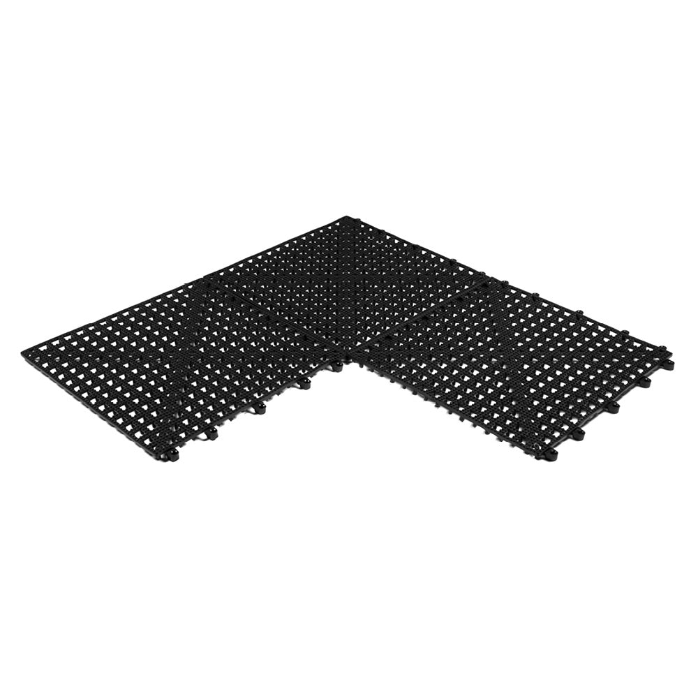 Flexi Deck Black 30 x 30 cm 9-pack