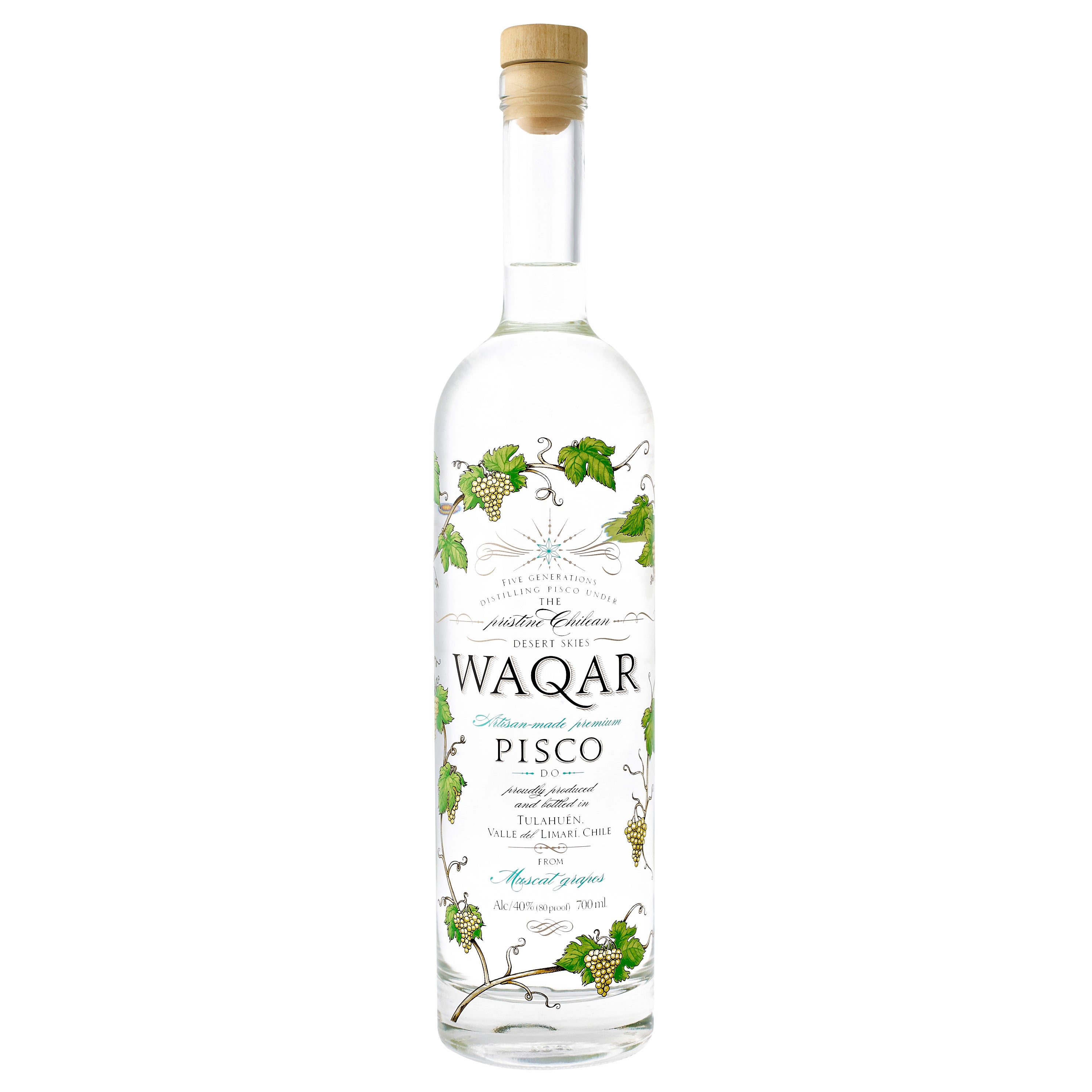 WAQAR Pisco 40% 70cl