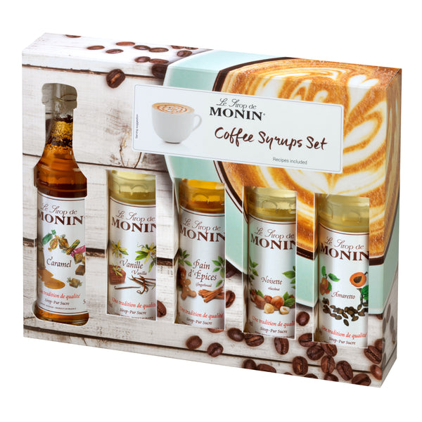 Monin Coffee Set Syrup 5 x 5 cl