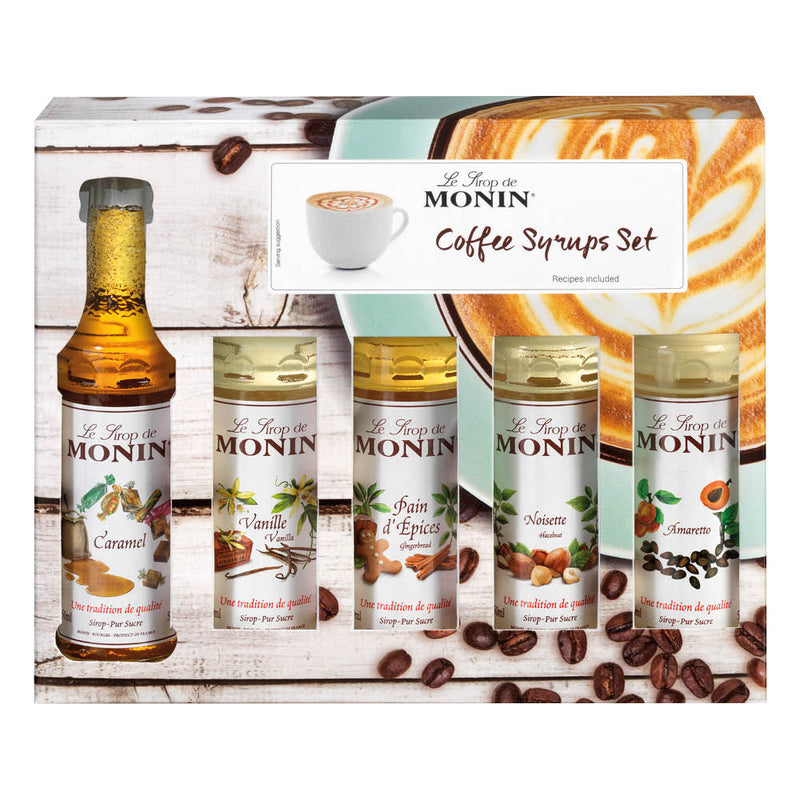 Monin Coffee Set Syrup 5 x 5 cl