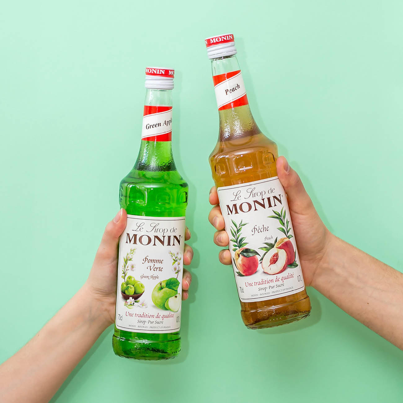 Monin Green Apple Syrup 70 cl - Barkonsult Sweden