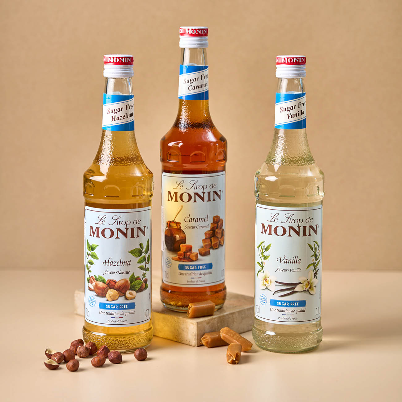 Monin Sugarfree Vanilla Syrup 70 cl - Barkonsult Sweden