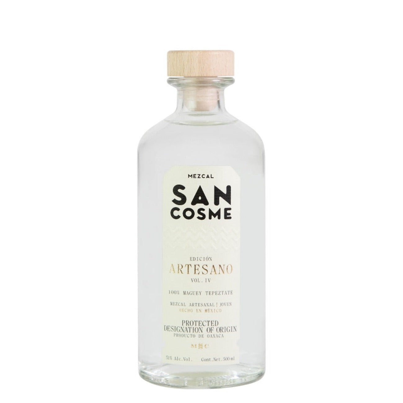 San Cosme Mezcal Artesano Tepeztate 51% 50 cl