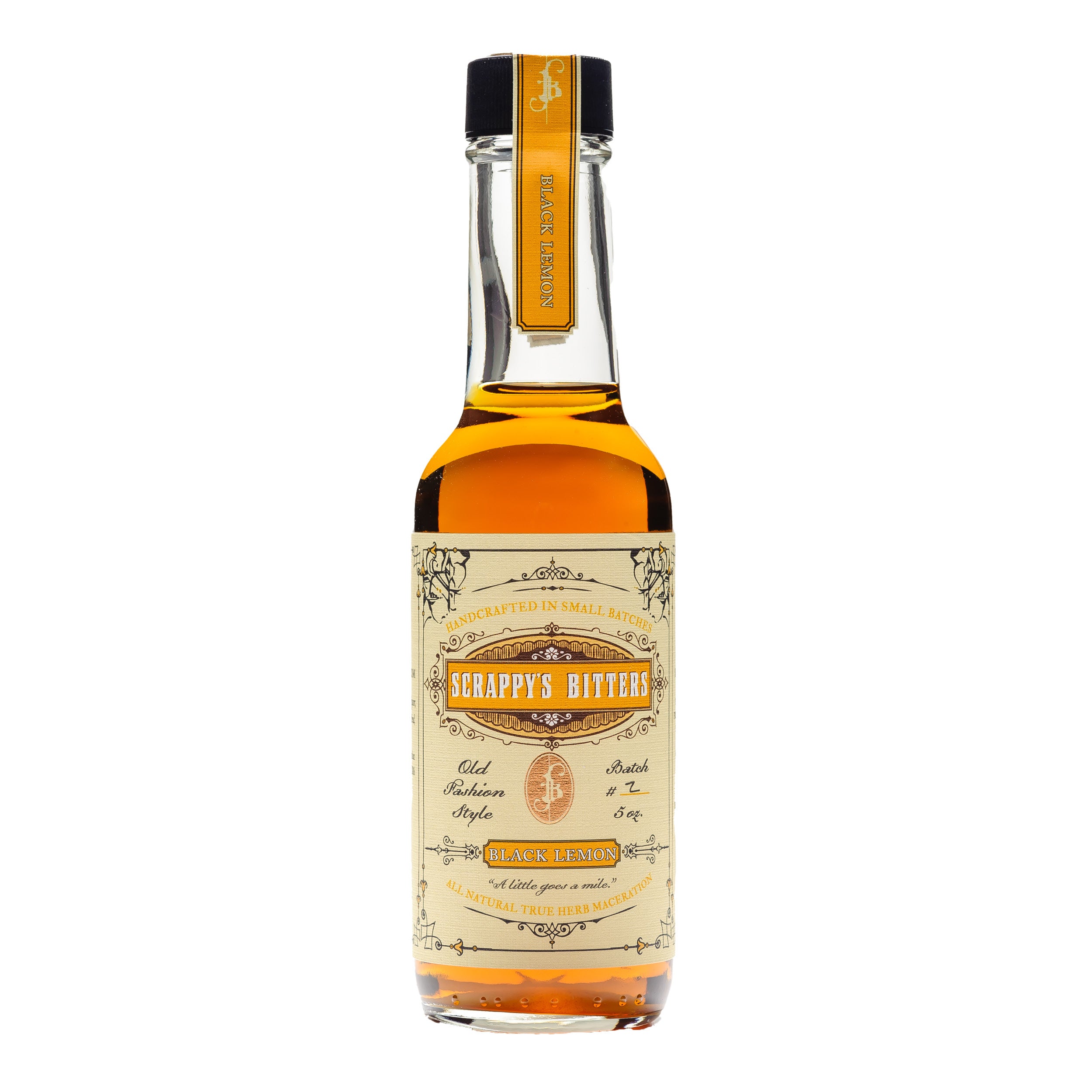 Scrappy's Black Lemon 49% 15cl