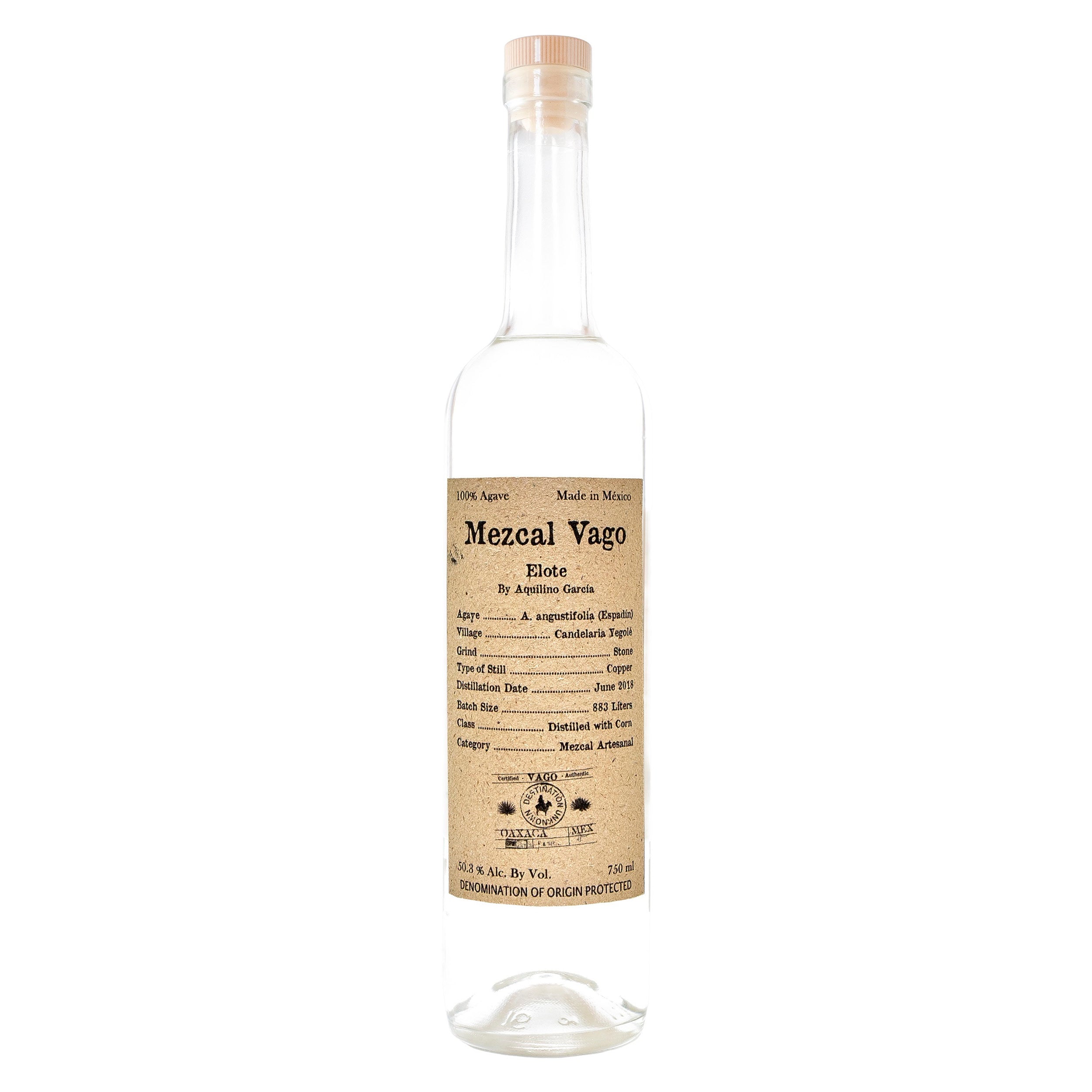 Mezcal Vago - Elote by Aquilino 51,2% 700 ml